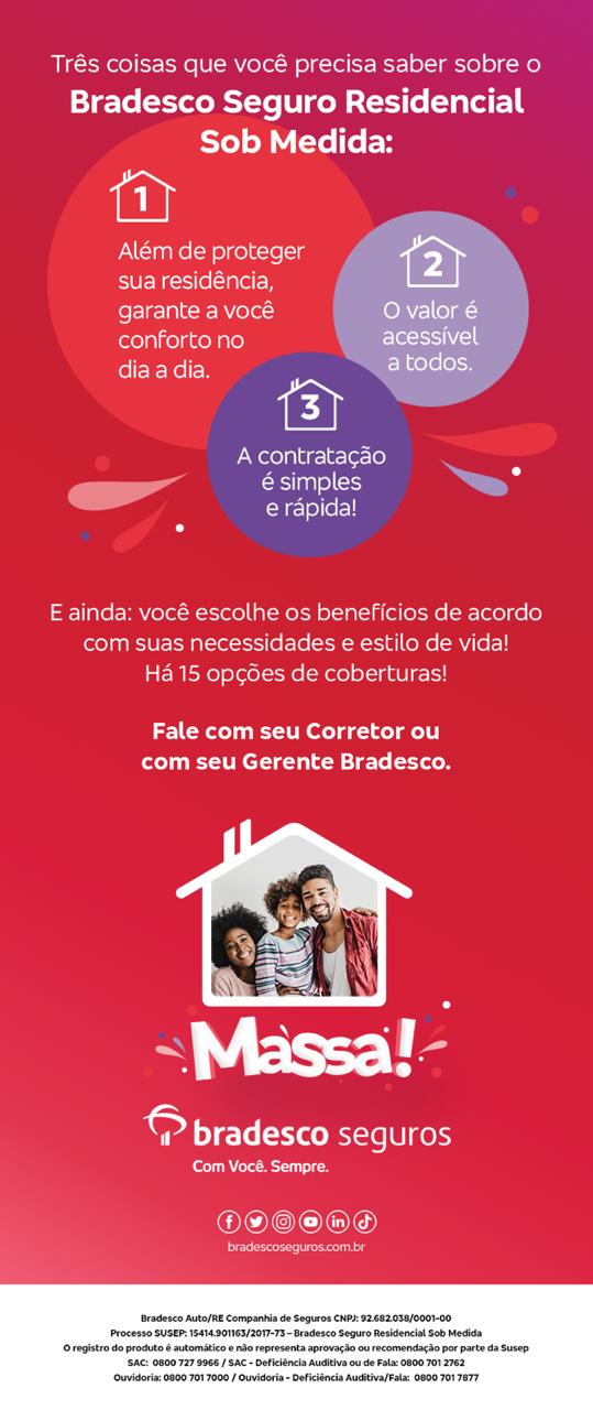 Bradesco Seguros promove campanha digital para expansão do Seguro Residencial no Nordeste