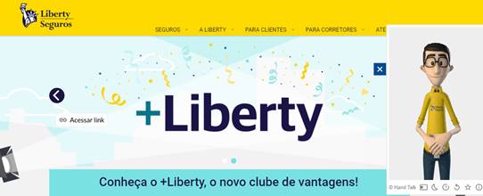 Liberty Seguros lança tradução em libras em seus sites institucionais
