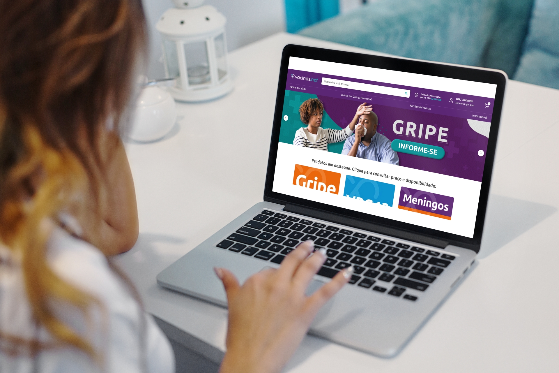 Pandemia faz disparar a procura por serviços de vacinação pela internet