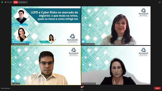 LGPD e Riscos Cibernéticos no mercado de seguros é tema de debate promovido pelo SindSeg MG/GO/MT/DF