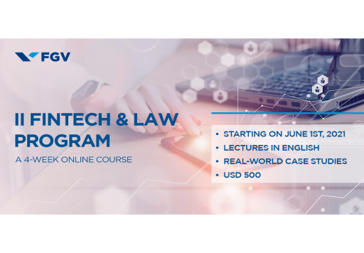 FGV recebe inscrições para o II FinTech & Law Program até 31 de maio