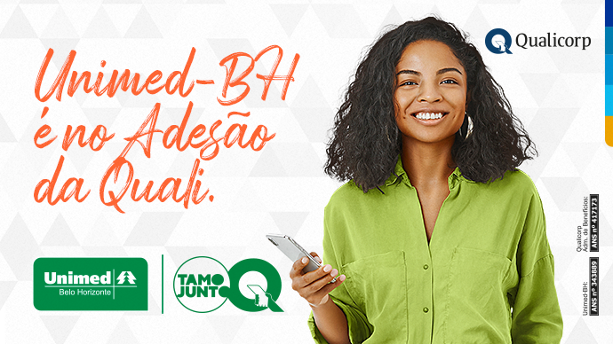 Qualicorp e Unimed-BH fecham parceria para vender planos de saúde coletivos por adesão em Belo Horizonte e Grande BH a partir de R$ 74