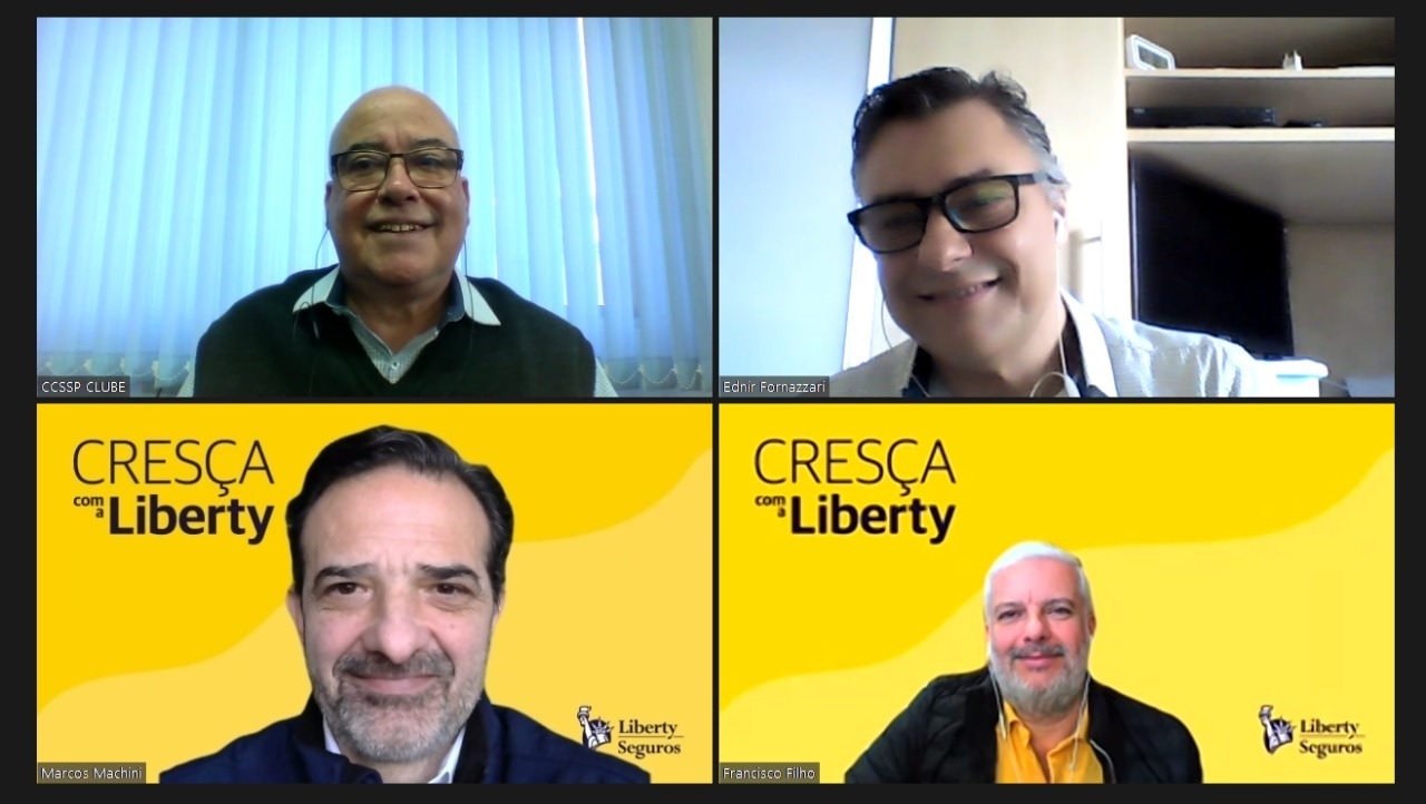 “Crescer com os corretores”, foi a mensagem da Liberty na live com o CCS-SP