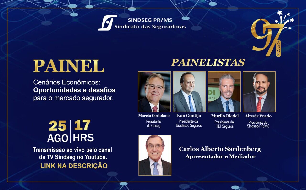 Sindseg PR/MS faz 97 anos e HDI é convidada para participar de live comemorativa