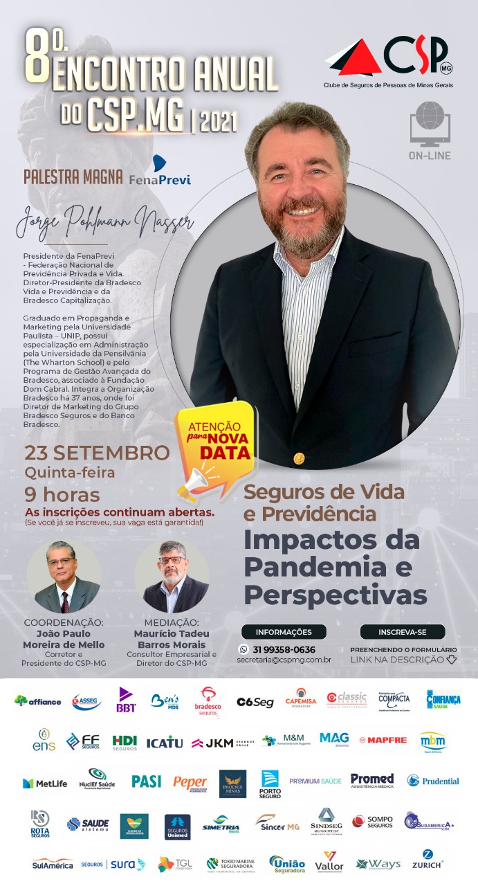 CSP-MG recebe Jorge Nasser no 8º Encontro anual da entidade