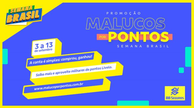 BB Seguros tem oferta de pontos Livelo na Semana Brasil