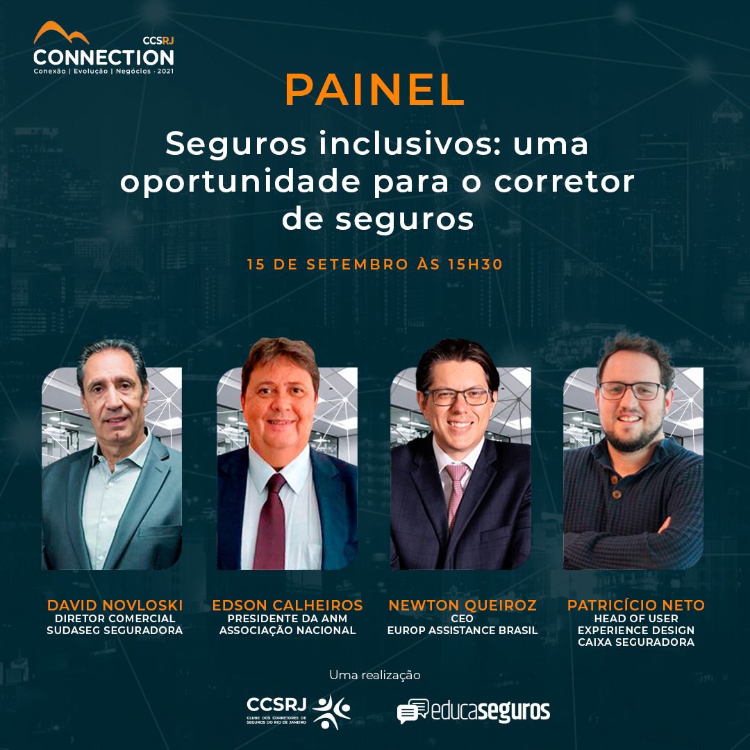 Diretor da SudaSeg participa de painel do Connection sobre seguros inclusivos