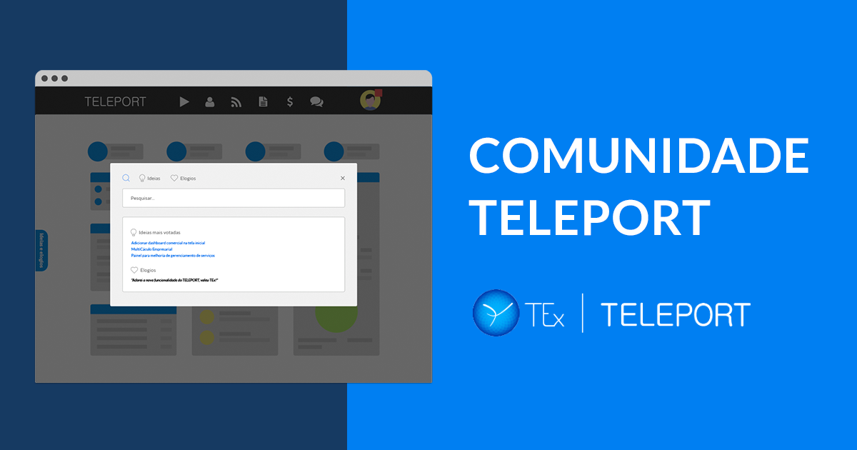 TEx lança a Comunidade TELEPORT