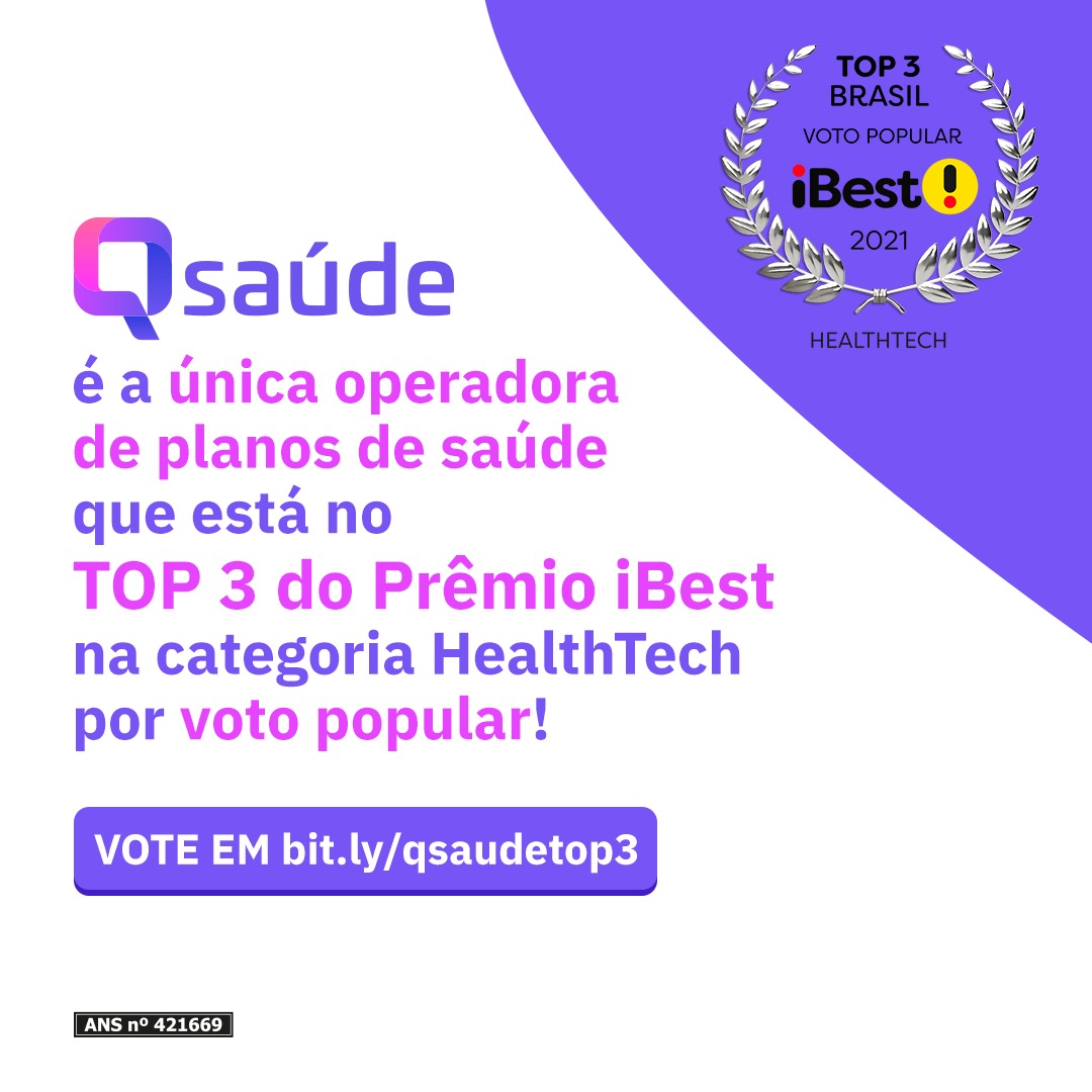 Qsaúde está no TOP 3 entre HealthTechs do Prêmio iBest 2021