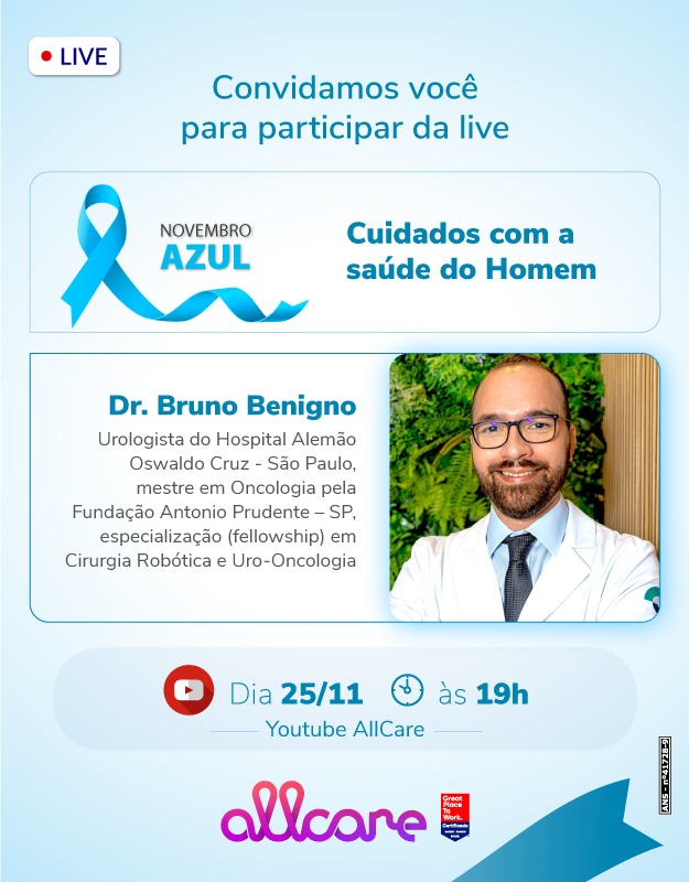 Novembro Azul – Cuidados com a saúde do homem