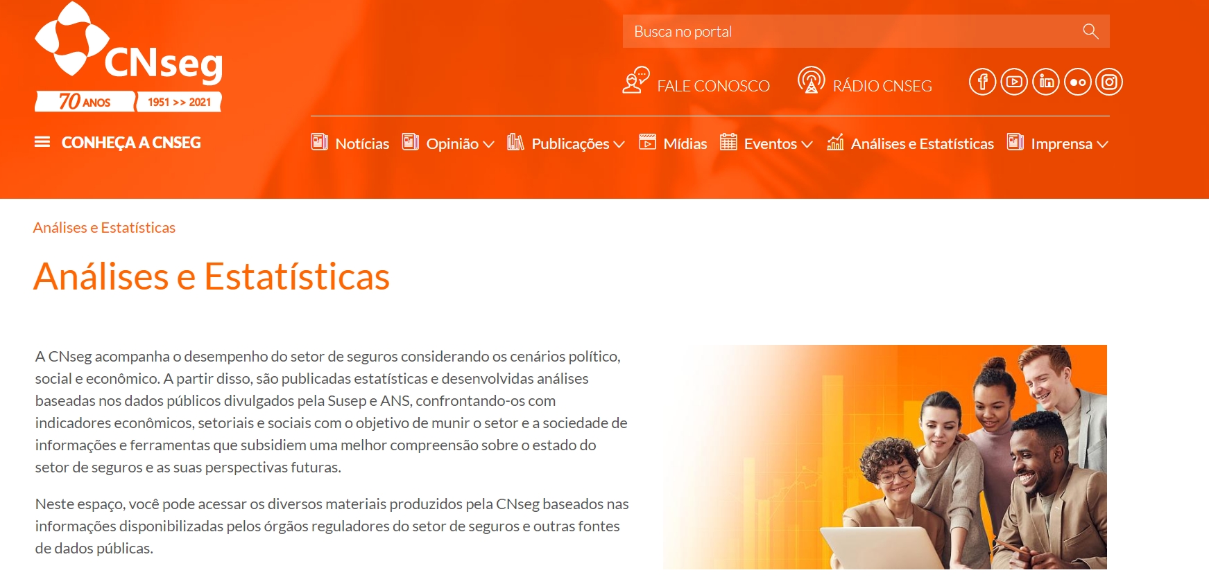 Saiba como são produzidas as análises e estatísticas da CNseg