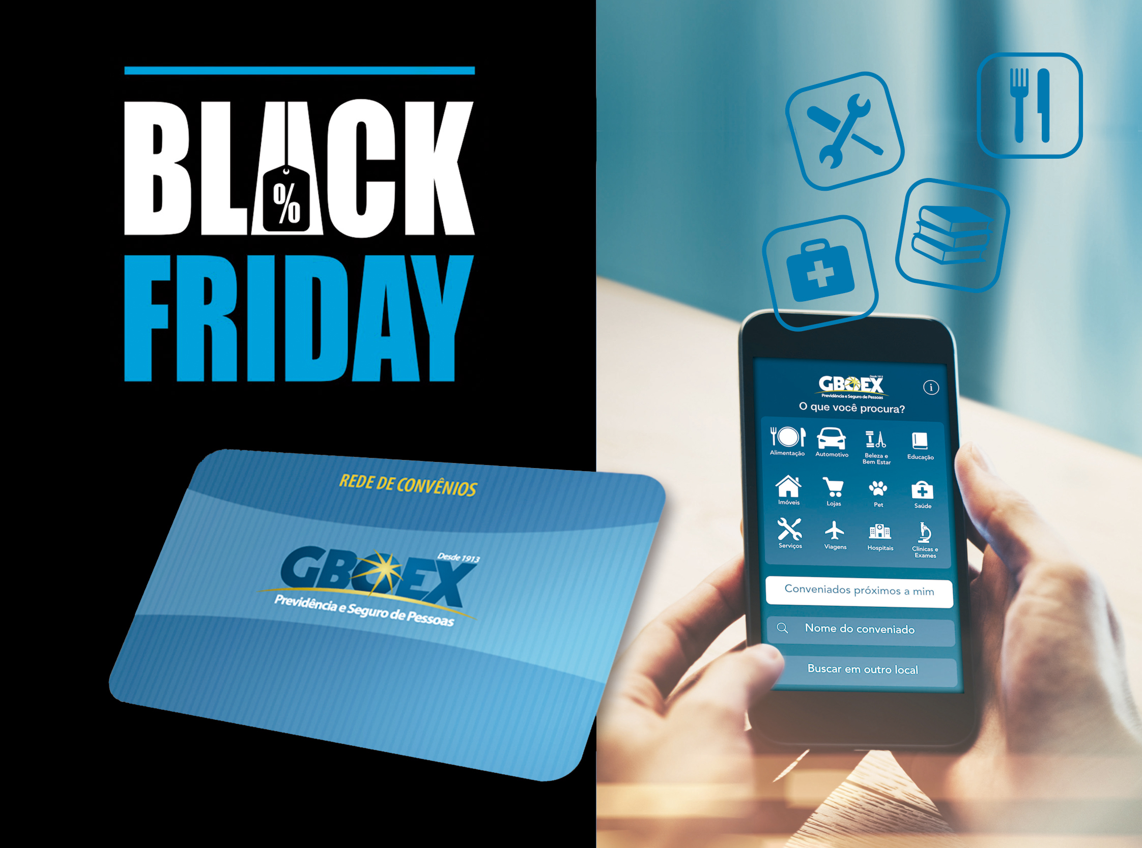 Rede de Convênios GBOEX promove ações da Black Friday