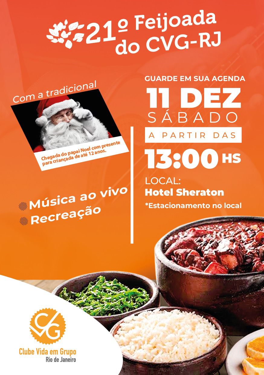CVG-RJ anuncia 21ª Feijoada
