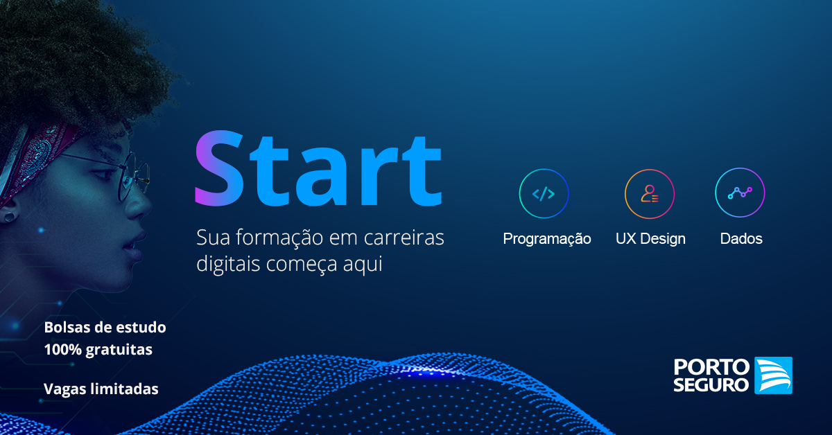 Com o objetivo de contratar 1.000 profissionais para áreas digitais até 2025, Porto Seguro lança o Start