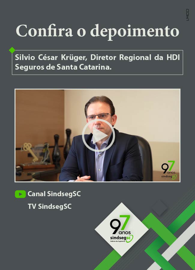 SindsegSC 97 anos de Grandes Histórias: Silvio César Krüger