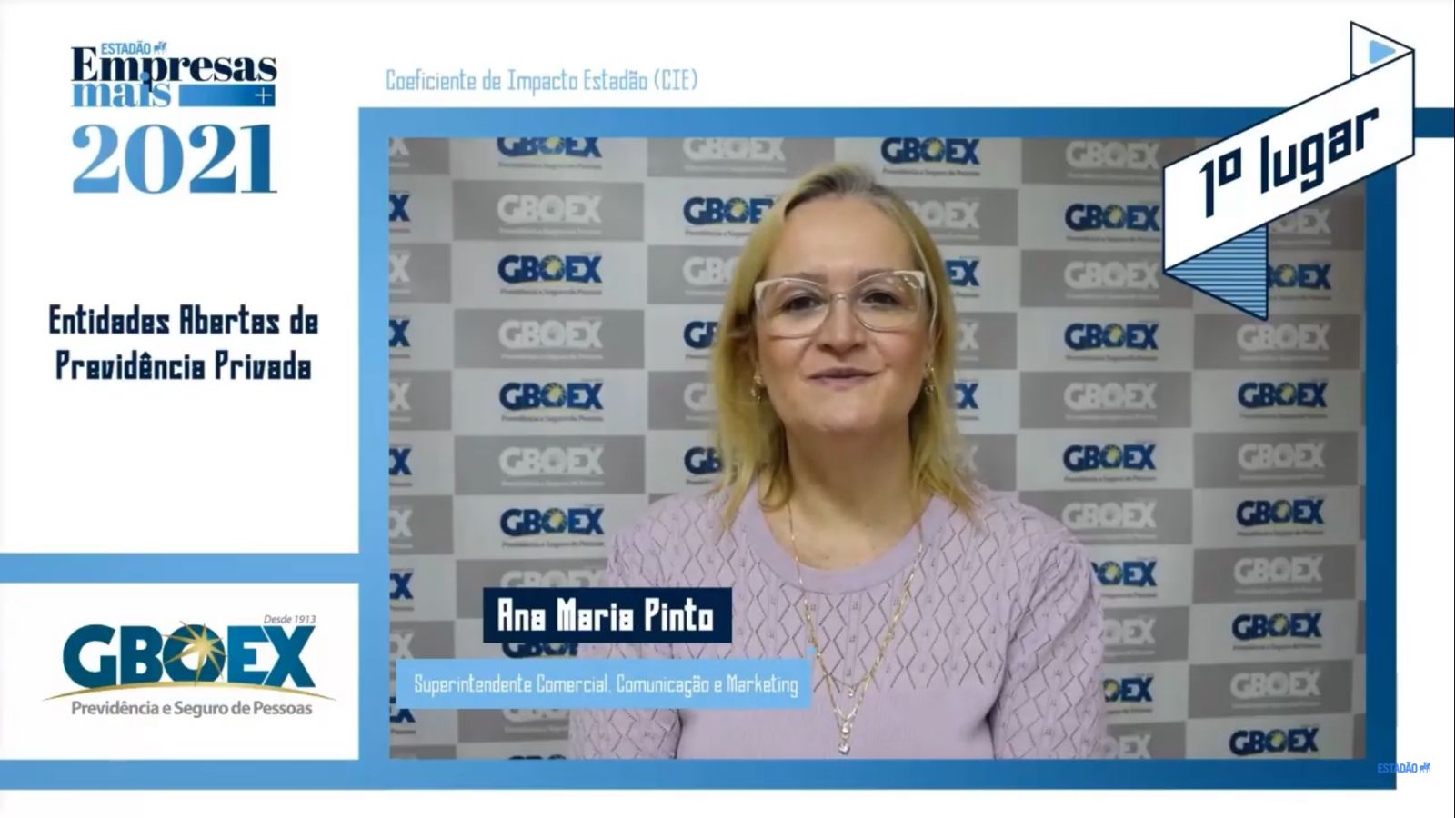 GBOEX conquista primeiro lugar em ranking empresarial do Estadão