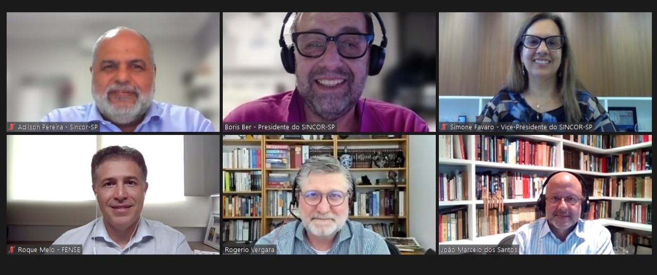 Atuação das afiançadoras é debatido por Comissão do Sincor-SP em live