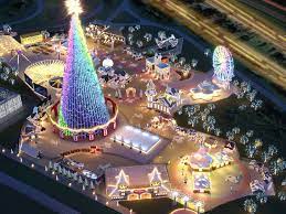 Crianças do Instituto Porto Seguro são as primeiras visitantes da Villa de Natal São Paulo nesta sexta-feira (dia 10 de dezembro)