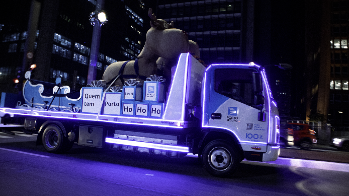 Ação inédita da Porto Seguro leva a magia do Natal para as principais avenidas de São Paulo