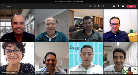 Luciano Silveira realiza a primeira reunião diretiva da Gestão 2022/2025