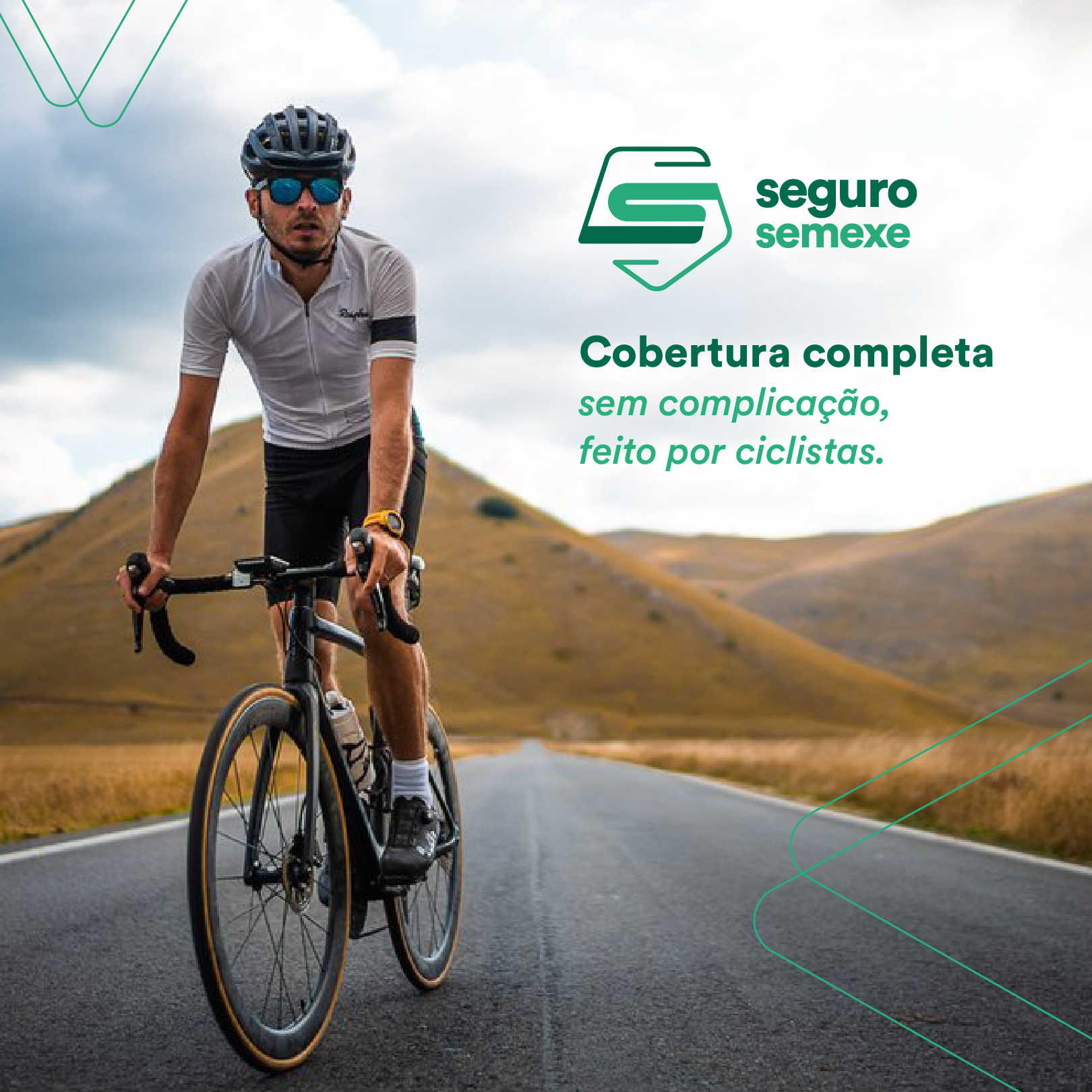 Com experiência totalmente digital, Semexe lança seguro completo para ciclistas