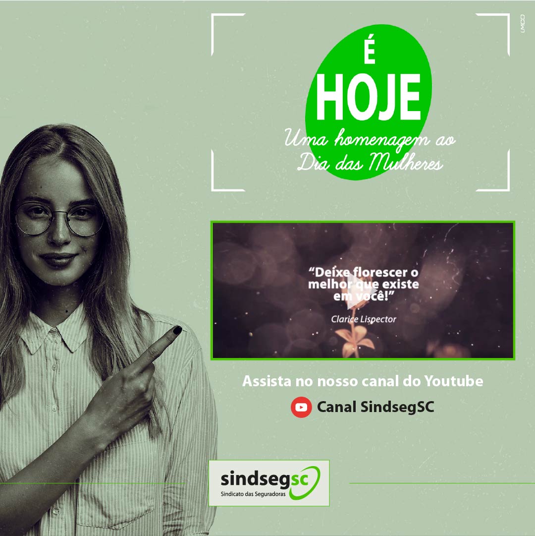SindsegSC divulga vídeo em homenagem ao Dia Internacional das Mulheres