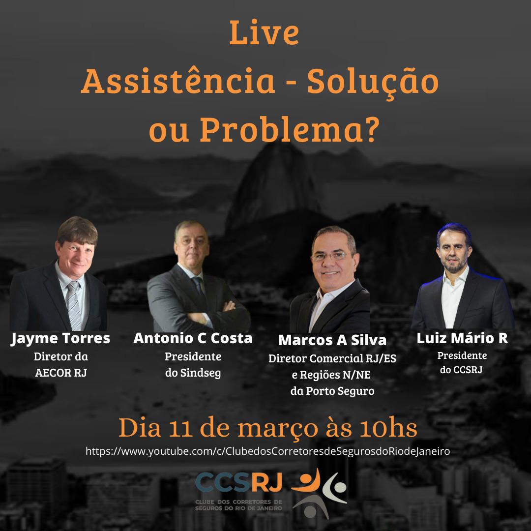 Live do CCS-RJ debate o atendimento da Assistência 24 horas