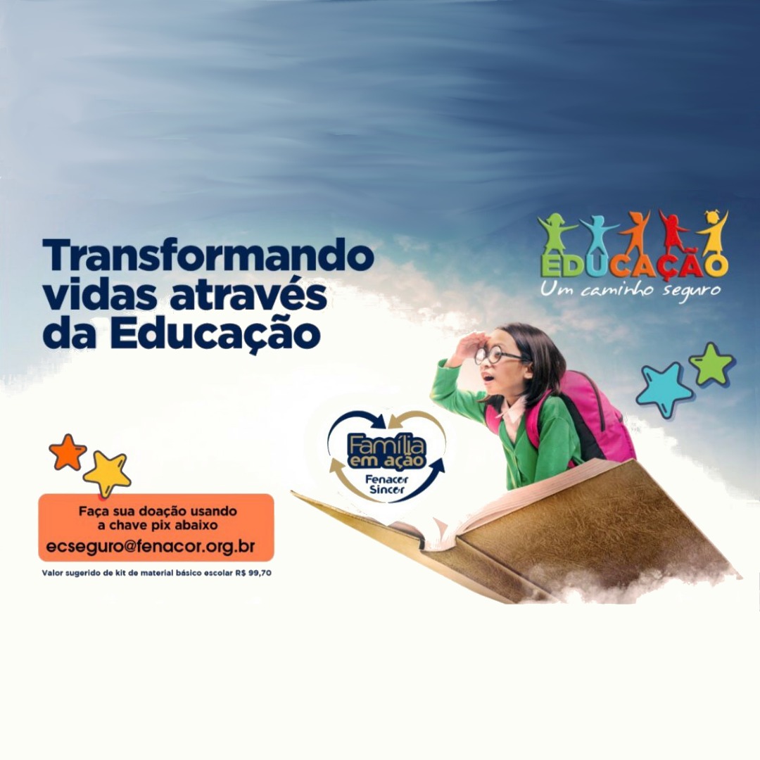 Corretores de seguros se unem em nova ação social “Educação, Um Caminho Seguro”