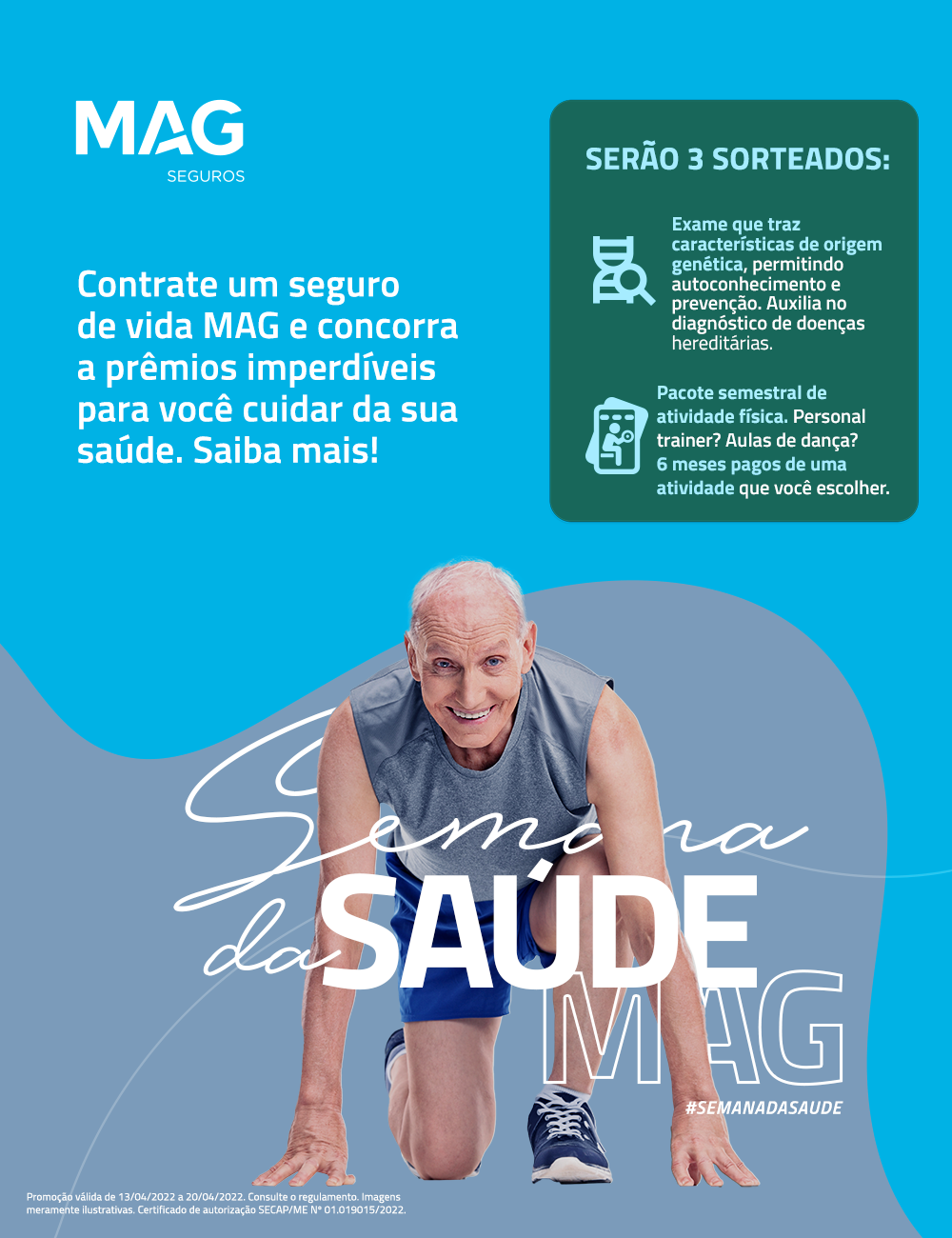 MAG Seguros lança promoção da Semana da Saúde que une proteção com cuidado e longevidade