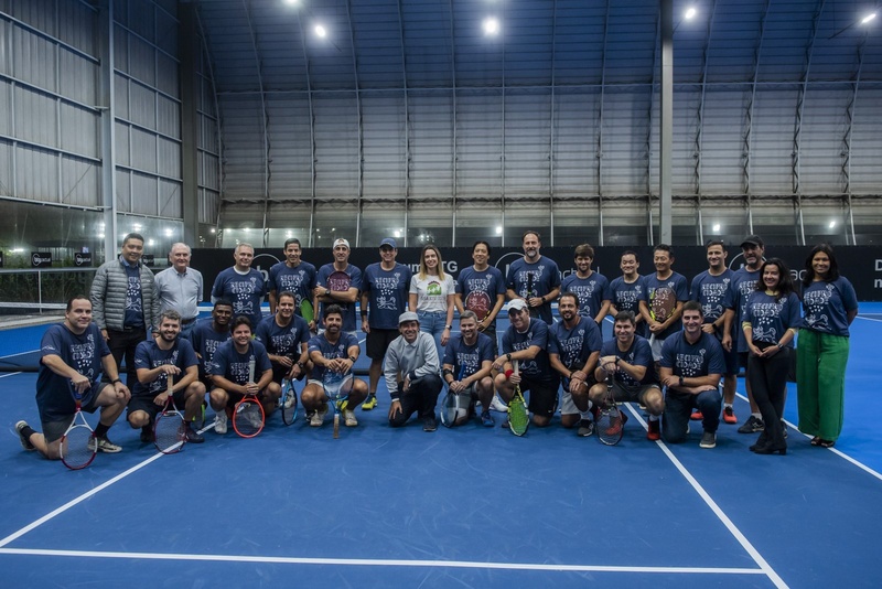 MDS Brasil reúne parceiros do setor de seguros e realiza clínica de tênis beneficente com Fernando Meligeni