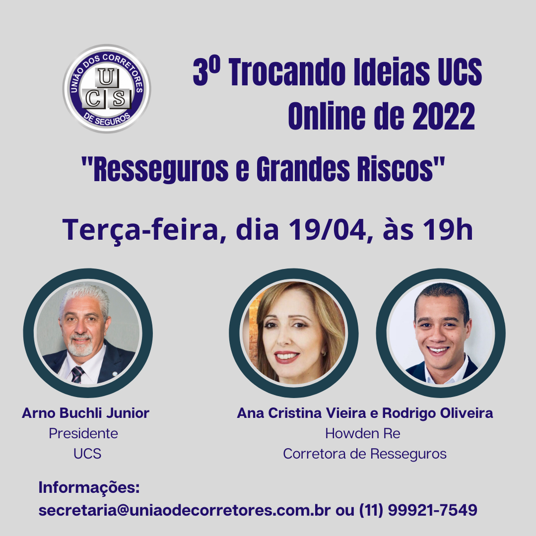 UCS orienta corretores sobre atuação em grandes riscos e resseguros