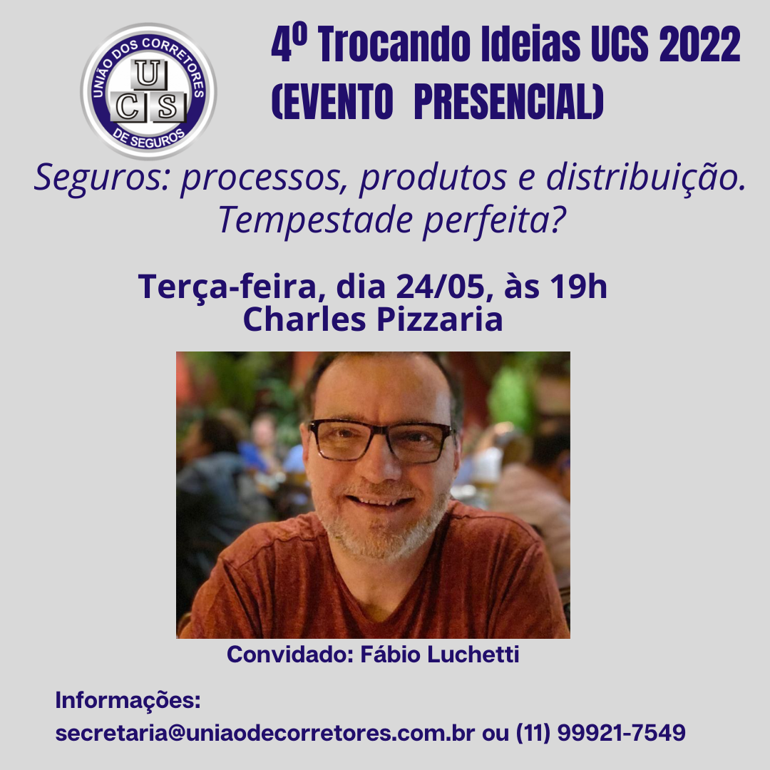 UCS recebe Fabio Luchetti na retomada de encontros presenciais