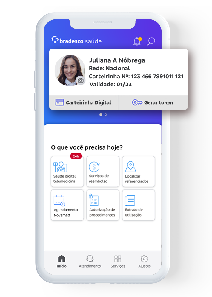 Aplicativos Bradesco Saúde e Saúde Concierge ganham novos serviços e funcionalidades