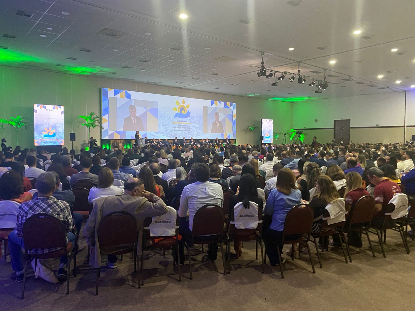 Cerca de 1500 congressistas reunidos na abertura do 4º CONSEG NE em João Pessoa