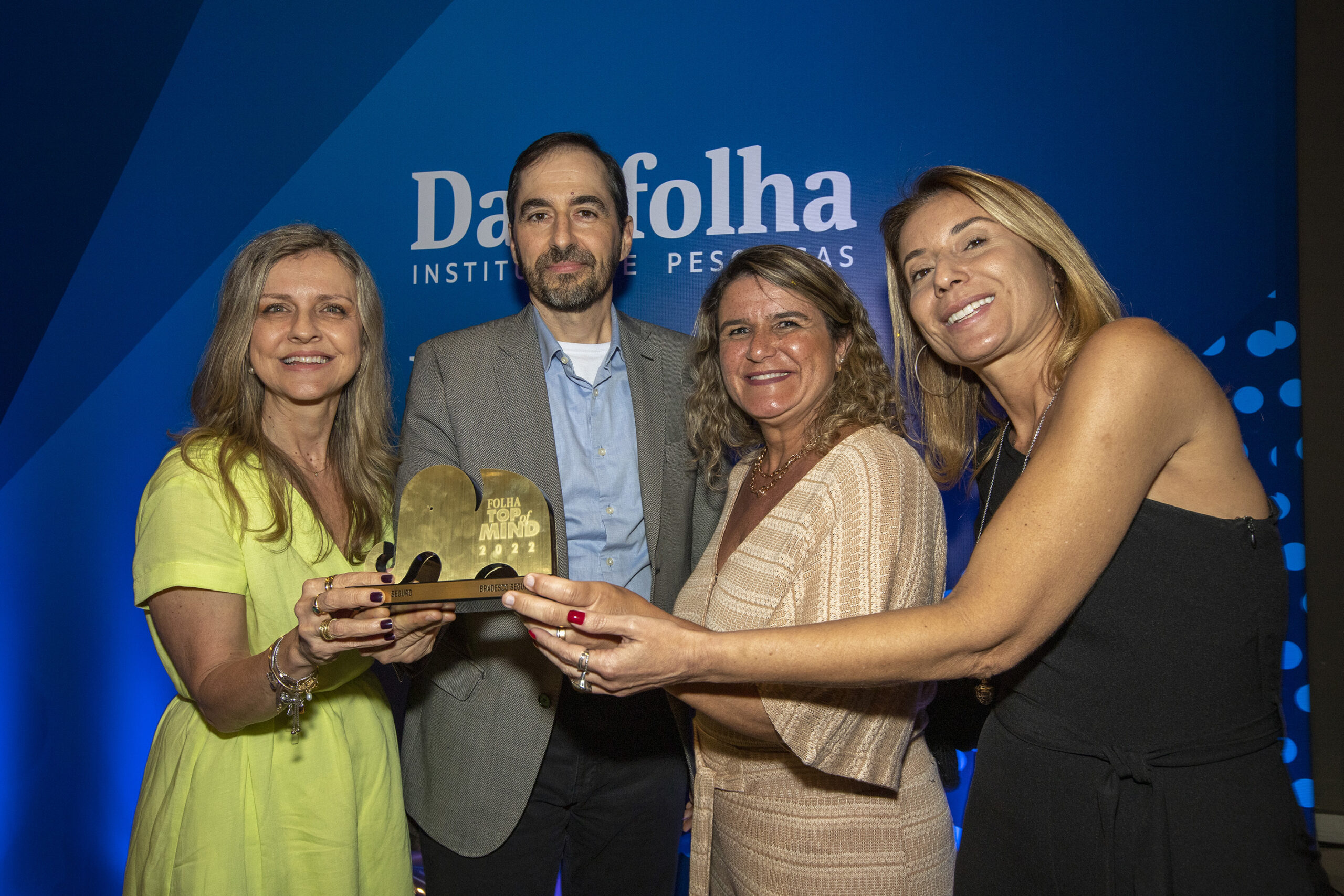 Grupo Bradesco Seguros conquista Top of Mind, promovido pela Folha de S.Paulo