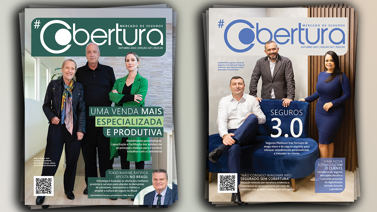 Edição de outubro da Revista Cobertura tem capa dupla 