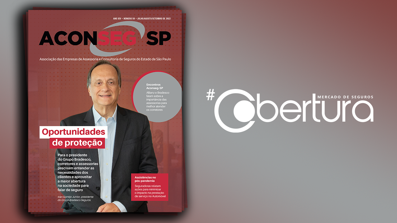 Seguro, proteção e corretores são indissociáveis, destaca Revista da Aconseg-SP