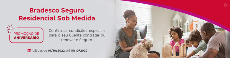 Bradesco Seguros oferece condições especiais de pagamento para o Seguro Residencial Sob Medida