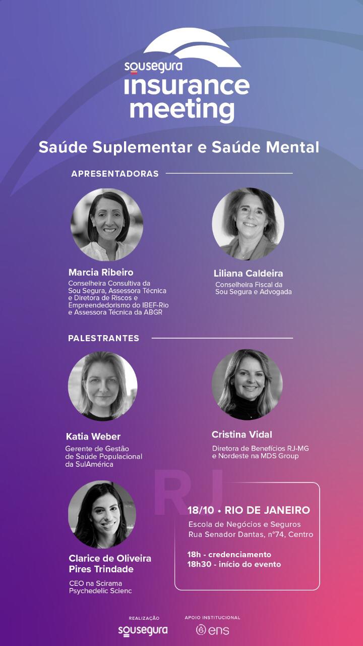 “Sou Segura Insurance Meeting” discute saúde mental