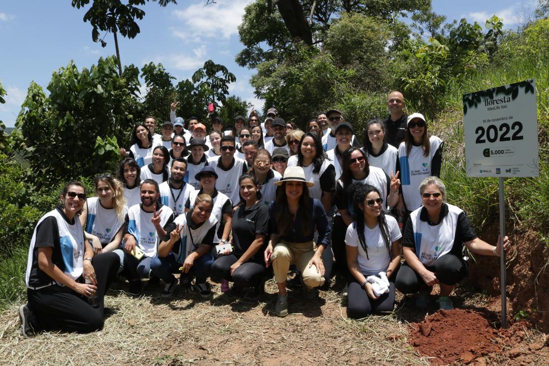MetLife realiza o plantio de 5.000 mudas de árvores na região de Nazaré Paulista