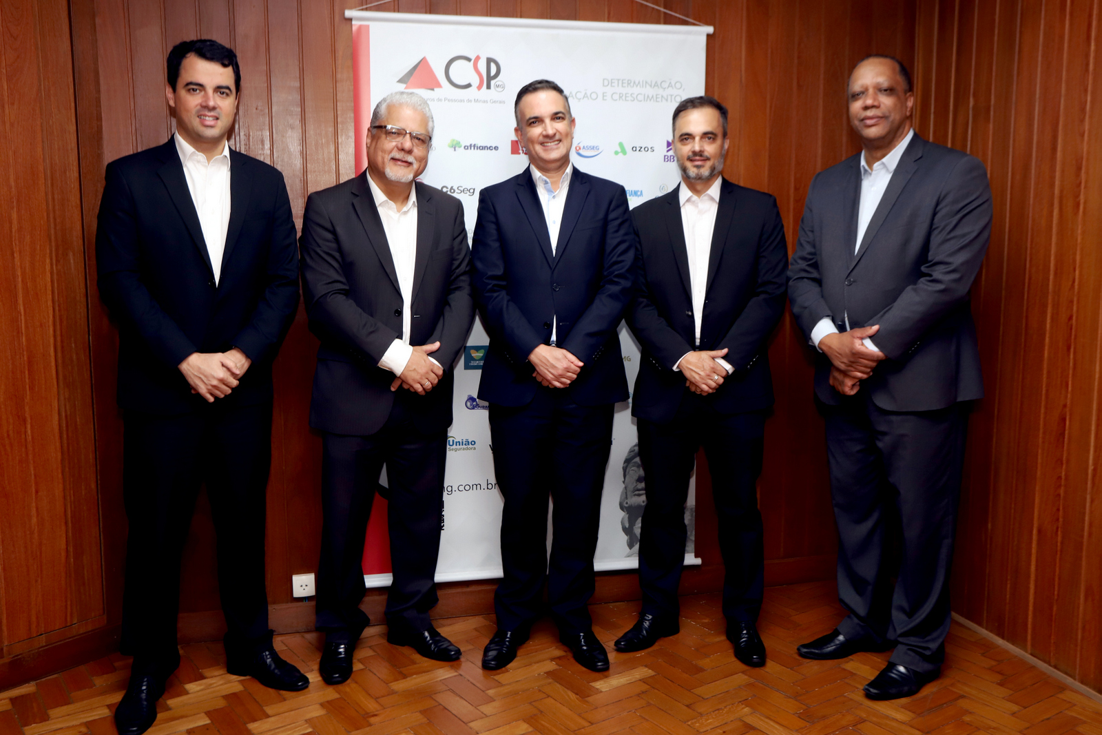 Executivos da Bradesco Seguros visitam CSP-MG e anunciam novidades da companhia