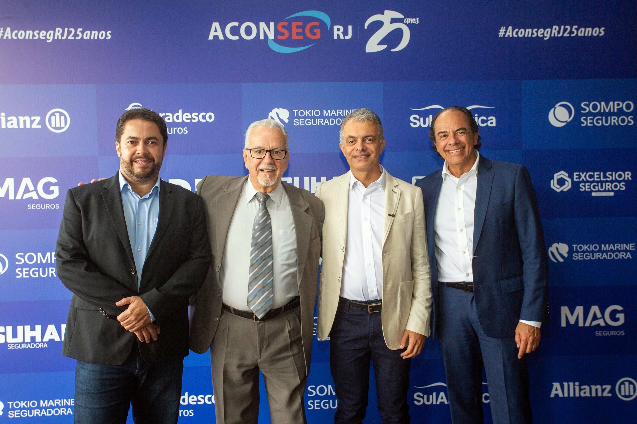 Aconseg-MG marca presença no evento dos 25 anos da Aconseg-RJ