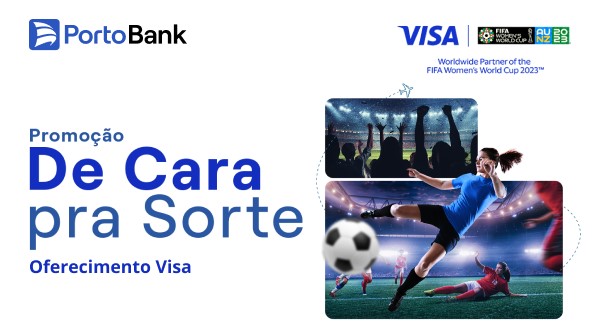 Visa, em parceria com Porto Bank, cria campanha para consumidores assistirem a Copa do Mundo Feminina FIFA 2023TM