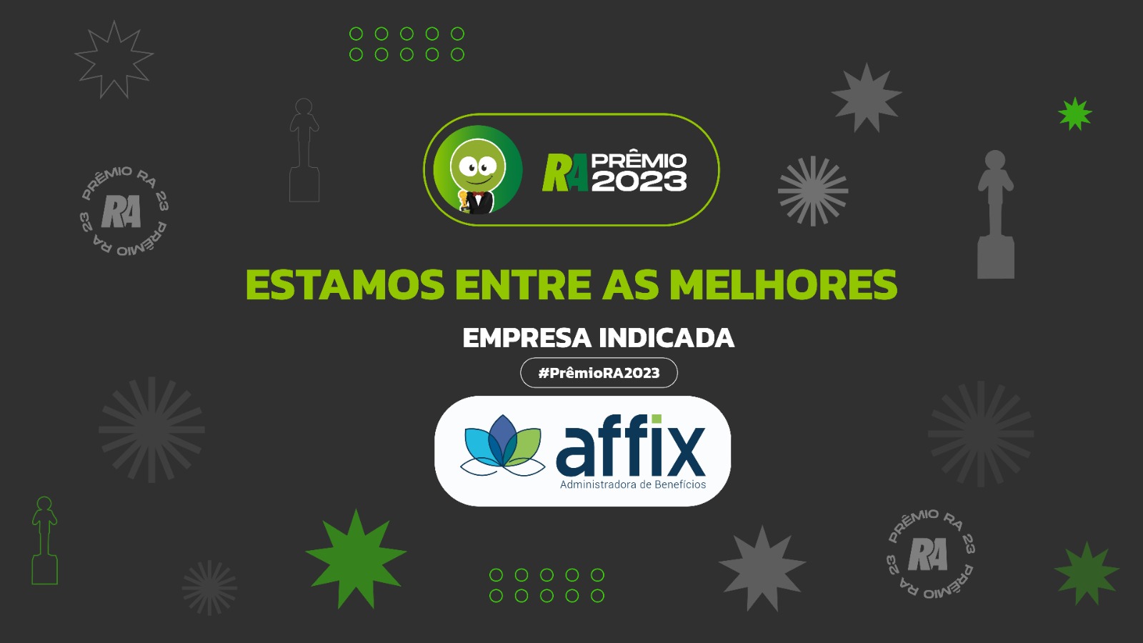 Affix é indicada pela 5ª vez consecutiva ao Prêmio Reclame AQUI