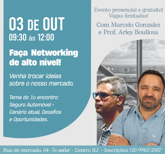 Seguro Automóvel: Cenário Atual, Desafios e Oportunidades é tema de encontro no Rio de Janeiro