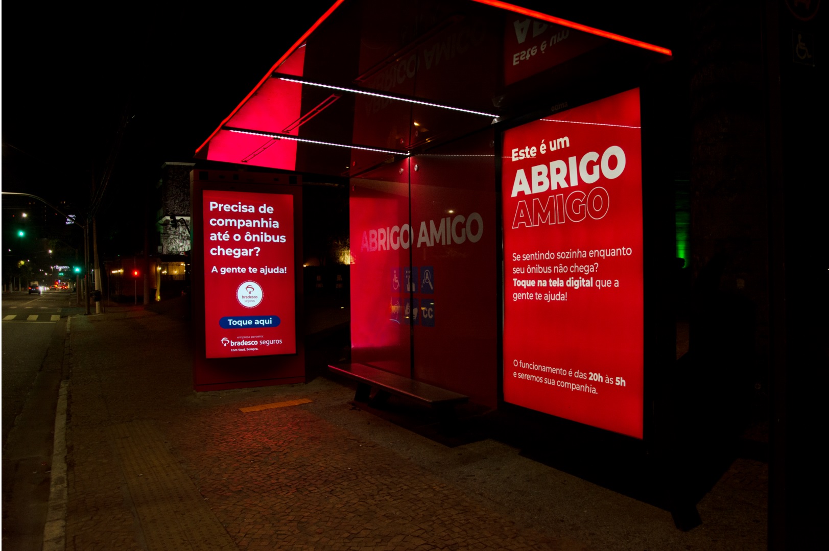 Pontos de ônibus ‘Abrigo Amigo’ patrocinados pelo Grupo Bradesco Seguros já estão em operação