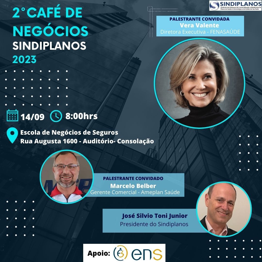 2ª edição do Café de Negócios Sindiplanos acontecerá nesta quinta-feira em São Paulo