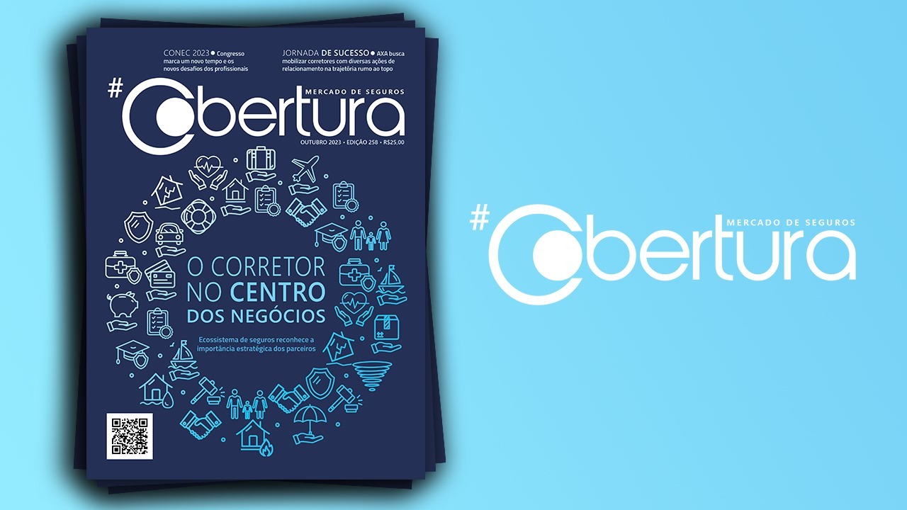 O corretor de seguros no centro dos negócios