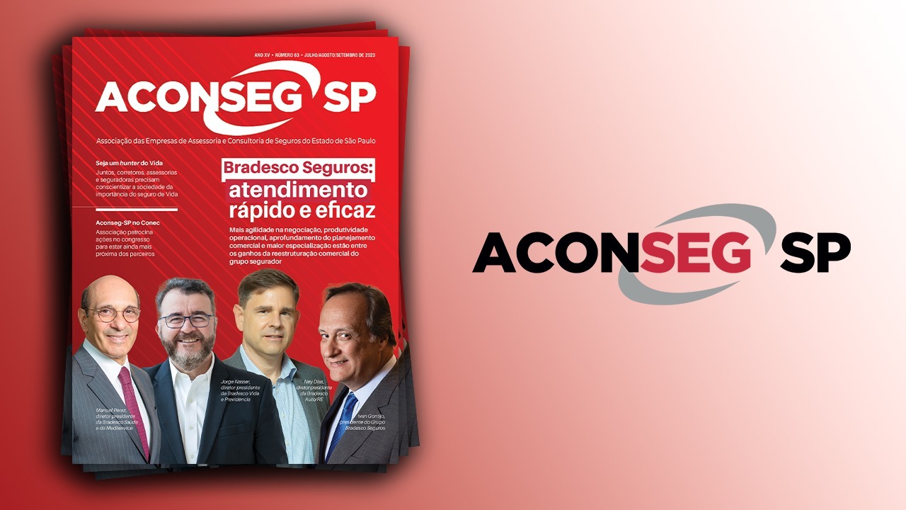 Atendimento rápido e eficaz da Bradesco Seguros é pauta da Revista da Aconseg-SP