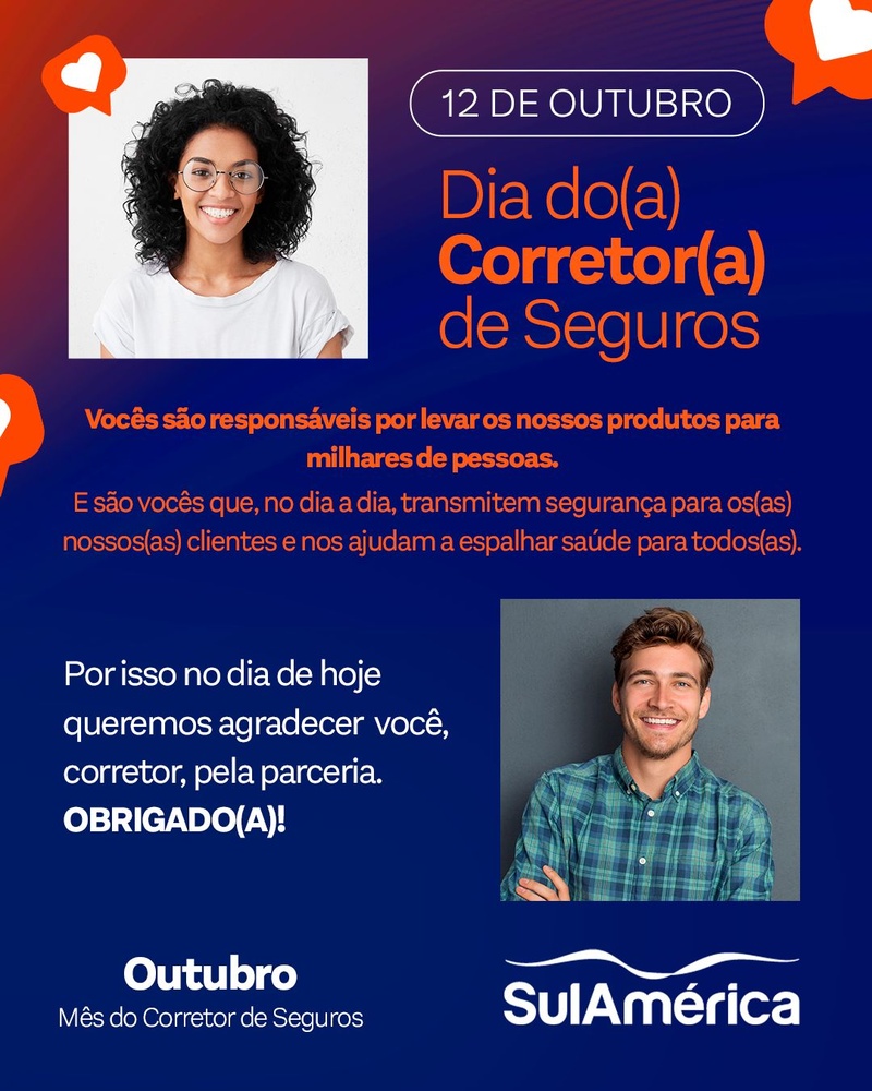 SulAmérica comemora o Dia do Corretor com ações nas redes sociais